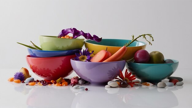 Kreatywne dania w miseczkach